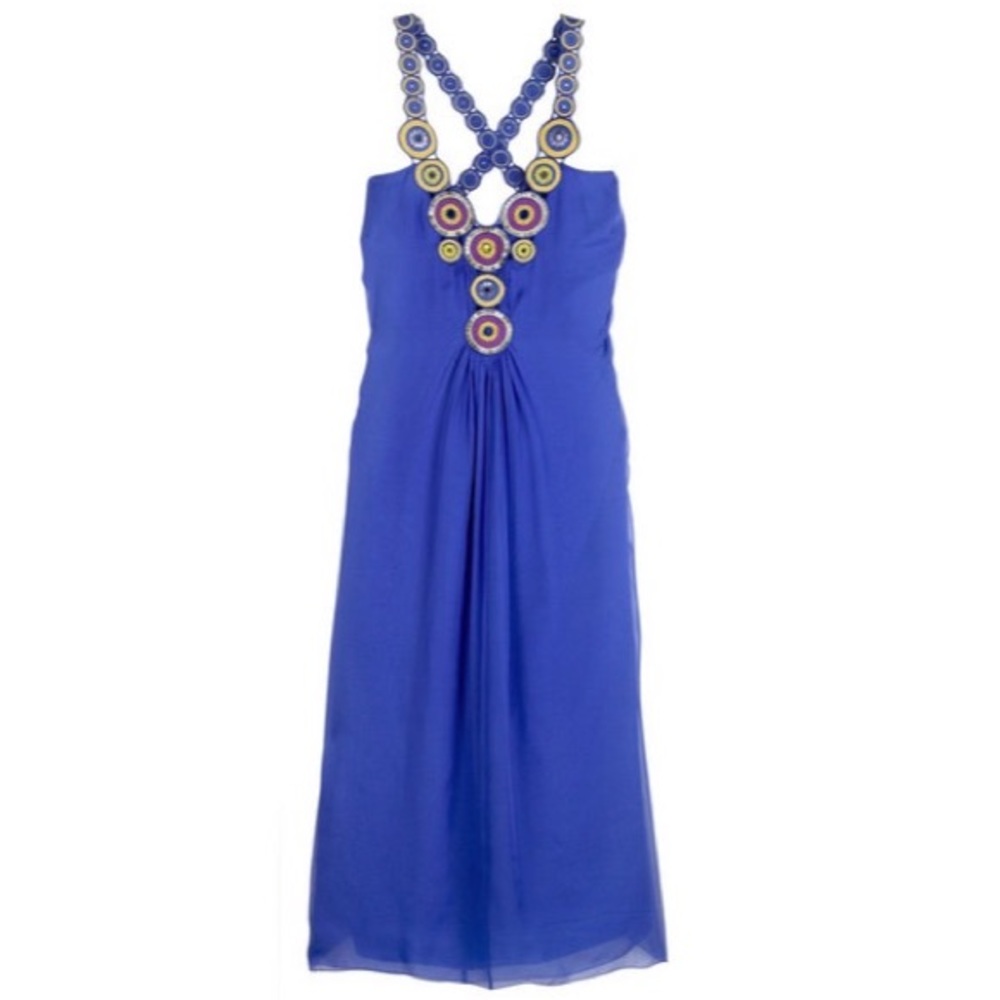 Catherine Malandrino Circle Embroidered Dress